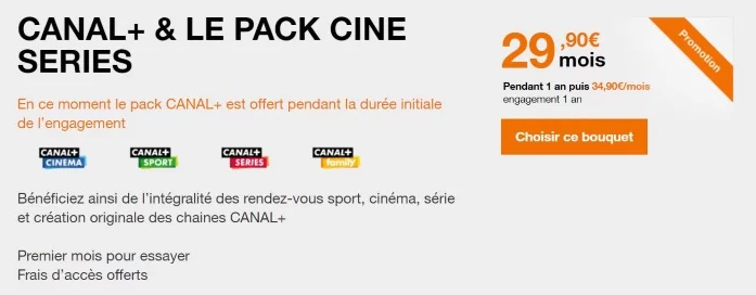 Orange Offre Toutes Les Cha nes Canal Pendant 1 An Certains Abonn s